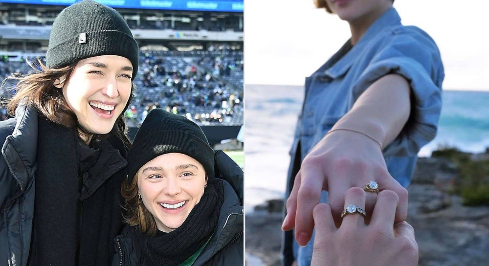 La actriz Chloë Grace Moretz confirmaría un compromiso con su novia Kate Harrison