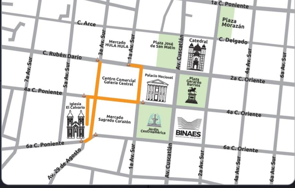 Estas calles estarán restringidas por instalación de cableado subterráneo en el Centro Histórico