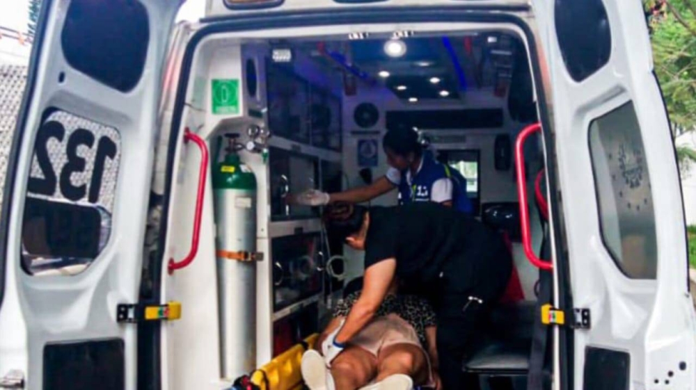 Accidente en carretera al Puerto de La Libertad deja a una mujer lesionada