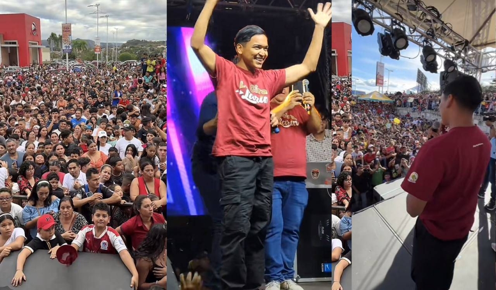 Alfredo Larin amotina a miles de fans en evento en Honduras