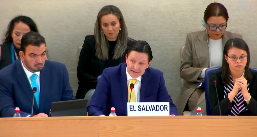 Comisionado de DDHH dice El Salvador debe ser "el país más justo": "Aceptamos los señalamientos"