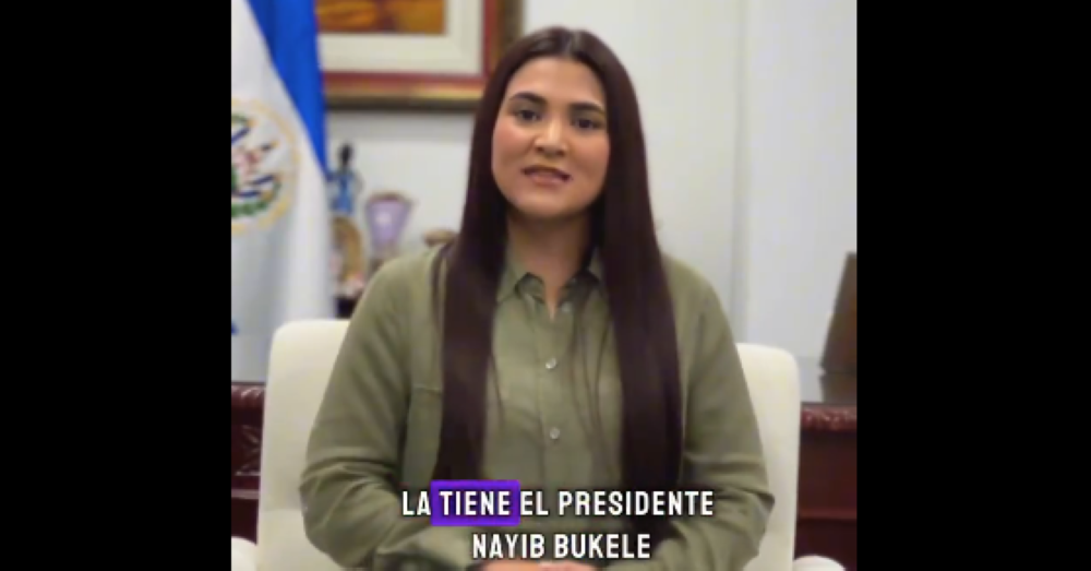 Alexia Rivas respalda eliminación de deuda política: "La conducción de este país la tiene Nayib Bukele"