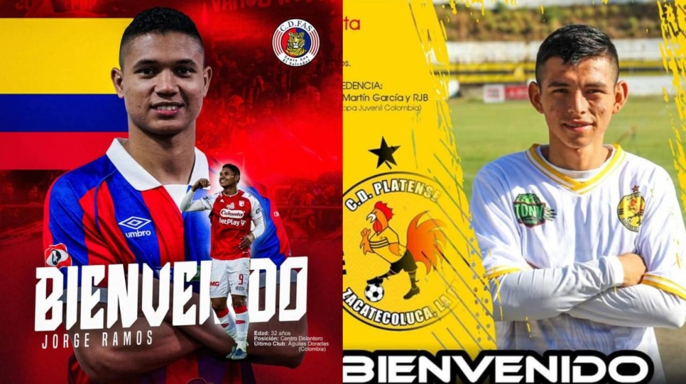 FAS y Platense fortalecen sus plantillas con fichajes colombianos