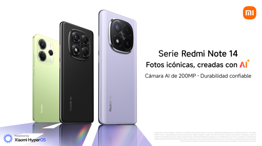 Xiaomi revoluciona el mercado con la nueva serie Redmi Note 14
