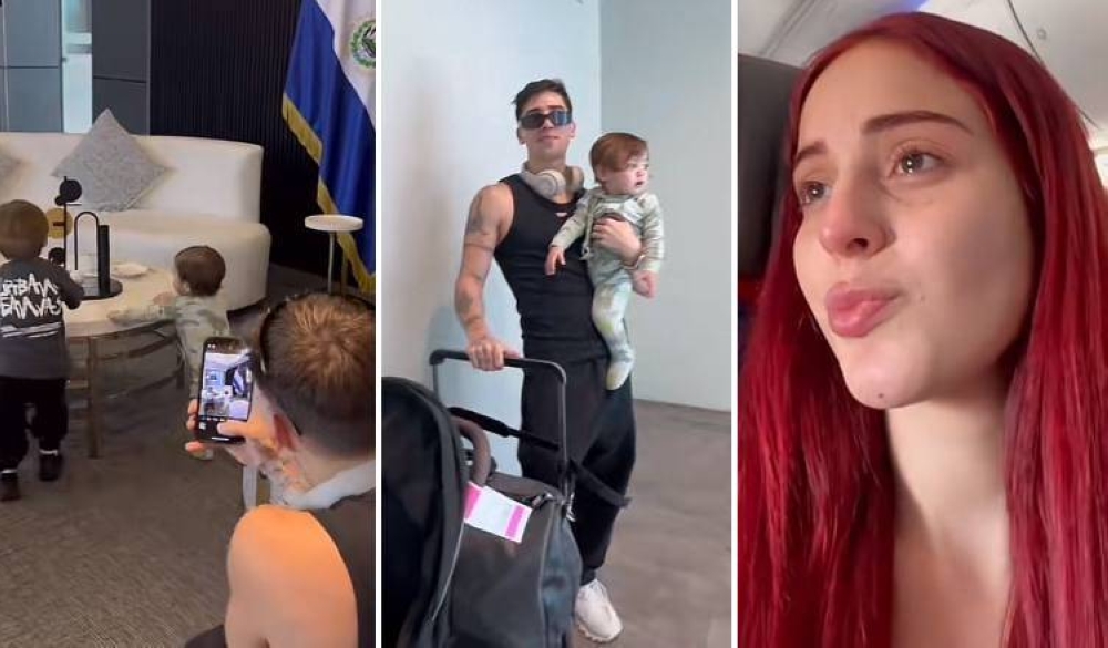 Nicolle Figueroa y el influencer argentino Augusto Giménez gozan El Salvador