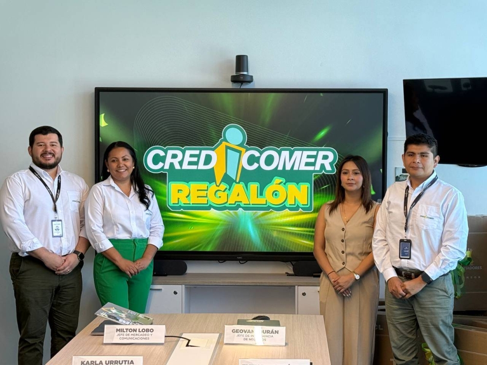 Credicomer da el banderazo de salida a su promoción "Credicomer Regalón" con la primera rifa de Smart TVs