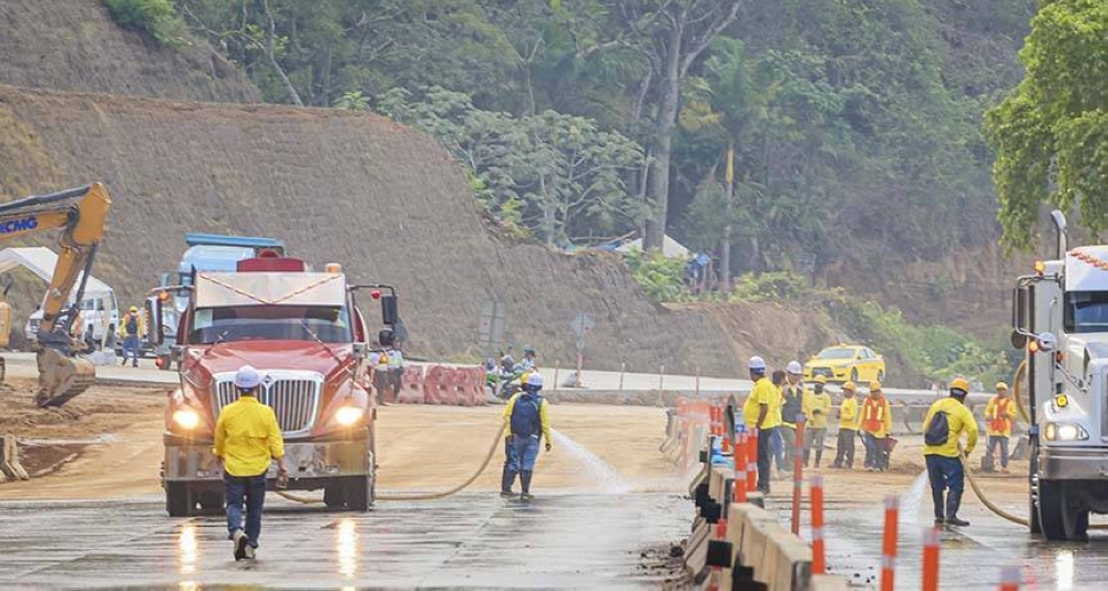 MOP finaliza retiro de tierra y anuncia inspecciones para mitigar riesgos en Los Chorros