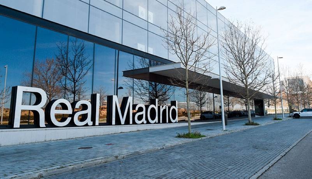 Instalaciones del Real Madrid, en la ciudad deportiva de Valdebebas.