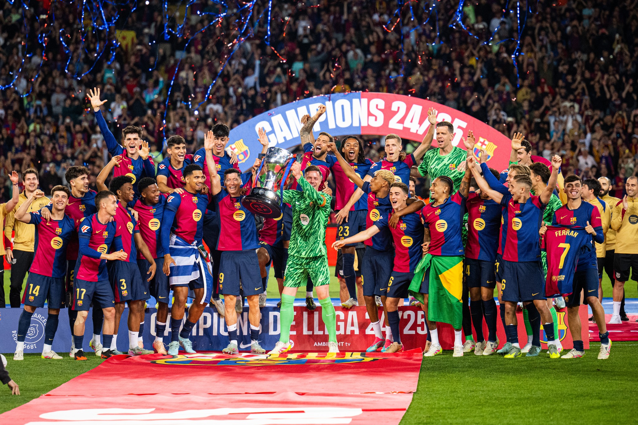FC Barcelona la pasada temporada/ Foto FC Barcelona.