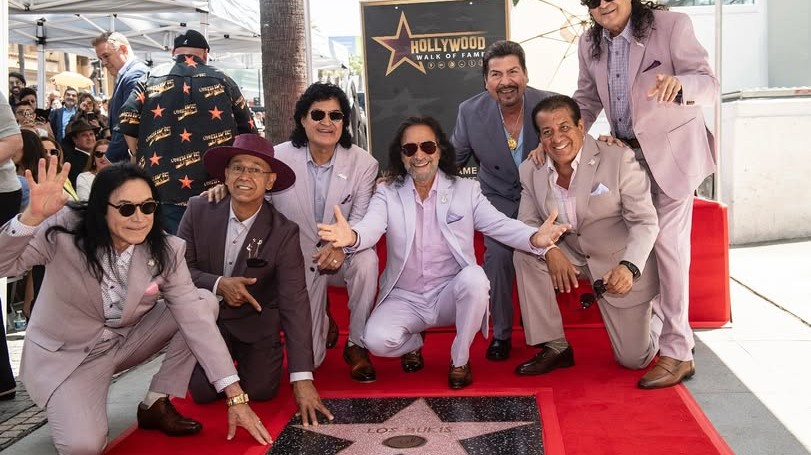 Los Bukis recibieron su estrella en el Paseo de la Fama de Hollywood