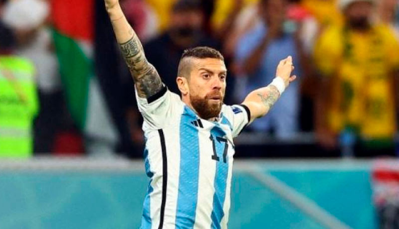 Alejandro "Papu" Gómez fue parte de la selección argentina campeona del mundo en 2022.