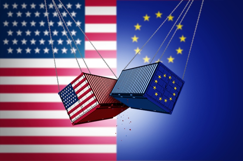 Casi una década de tensiones comerciales entre la Unión Europea y los EEUU de Trump