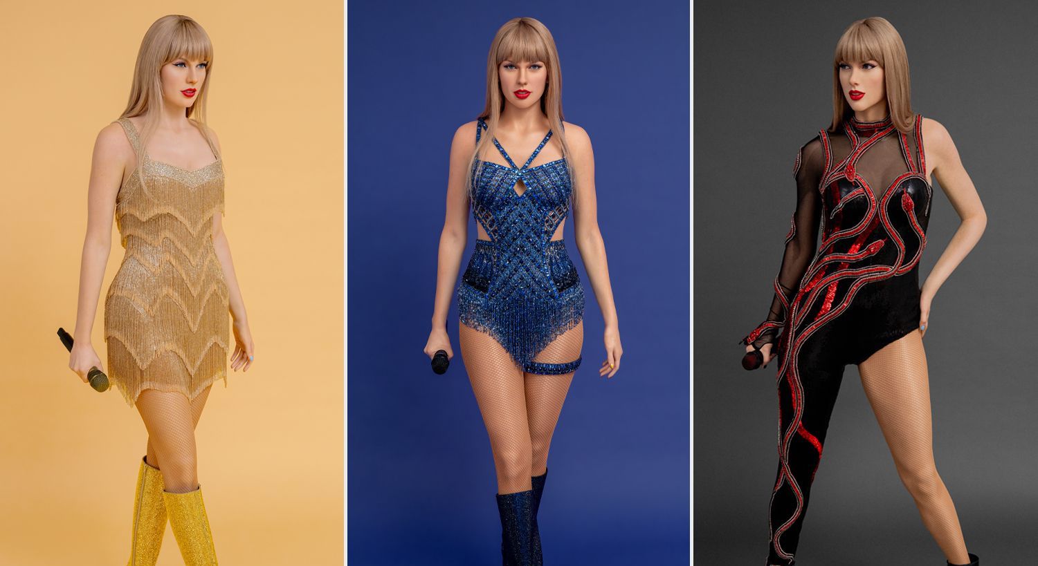 Madame Tussauds lanza 13 figuras de cera de Taylor Swift inspiradas en su "Eras Tour"