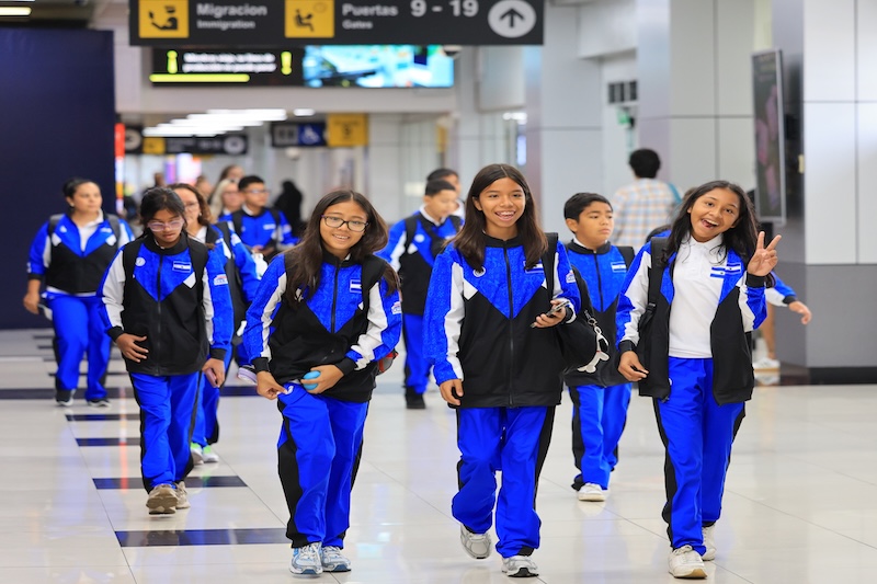 Delegación salvadoreña inicia su participación en los Juegos Codicader 2025