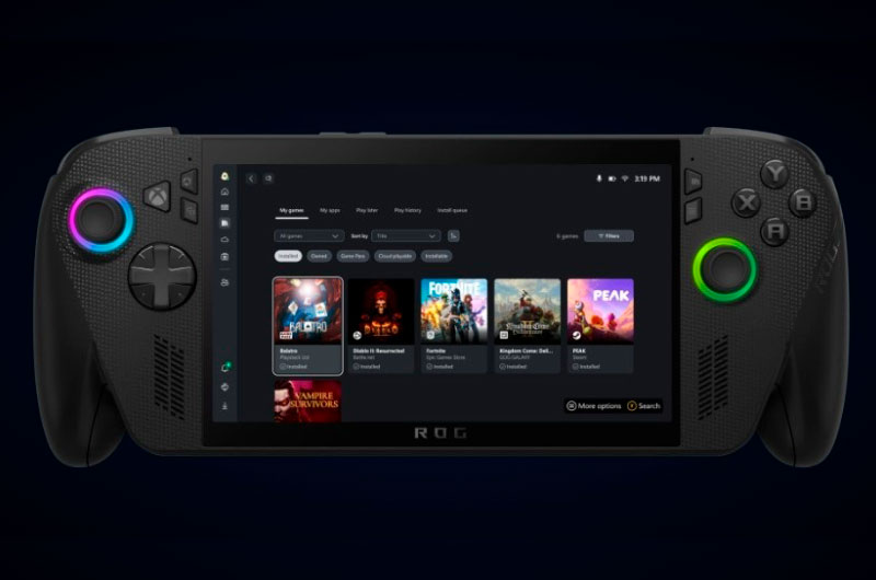 Xbox añade una biblioteca de juegos unificada para poder acceder a los títulos desde PC y consolas portátiles