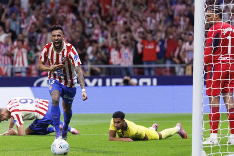 Atlético de Madrid venció a Villarreal