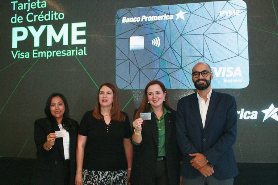 Banco Promerica y Visa relanzan tarjeta de crédito para fortalecer a las PYMES salvadoreñas