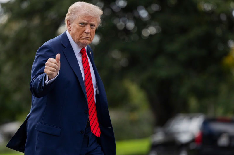 Trump dice que María Corina Machado fue "muy amable" al dedicarle el Nobel de la Paz
