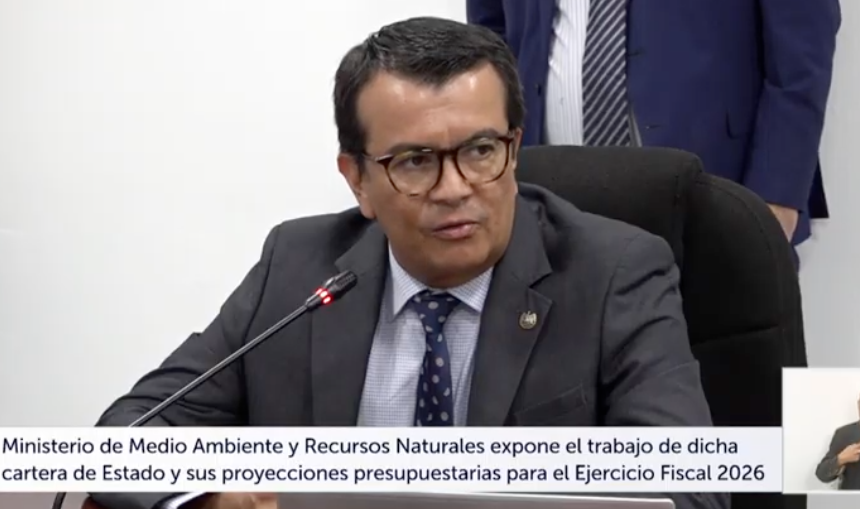 Ministerio de Medio Ambiente defiende presupuesto de $16 millones para 2026