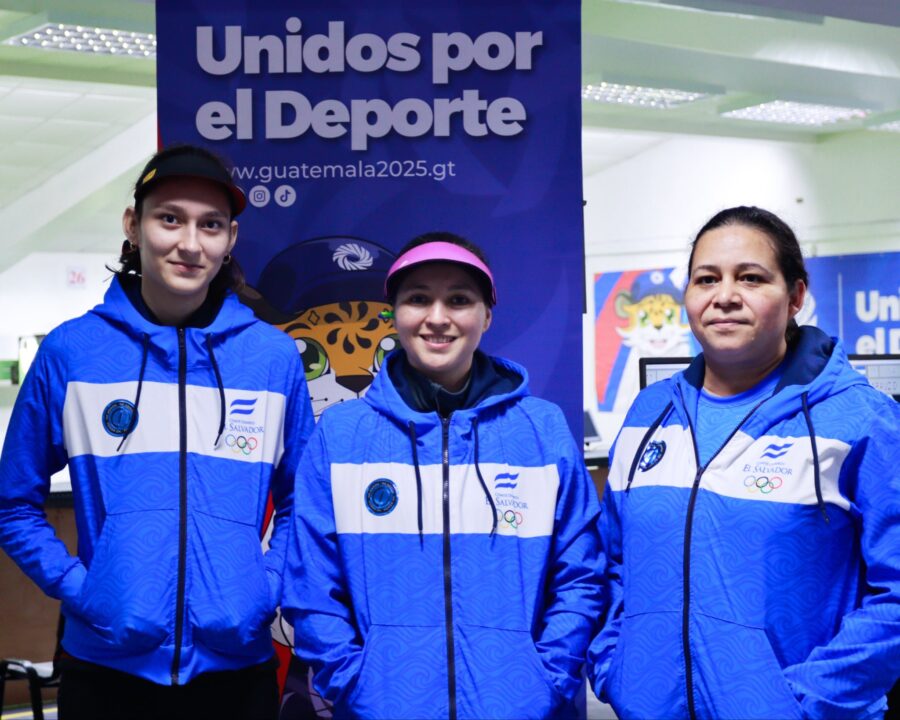 Johanna Pineda, Verónica Rivas y Natalia Guardado conquistan plata en tiro deportivo para El Salvador en los Juegos Centroamericanos 2025