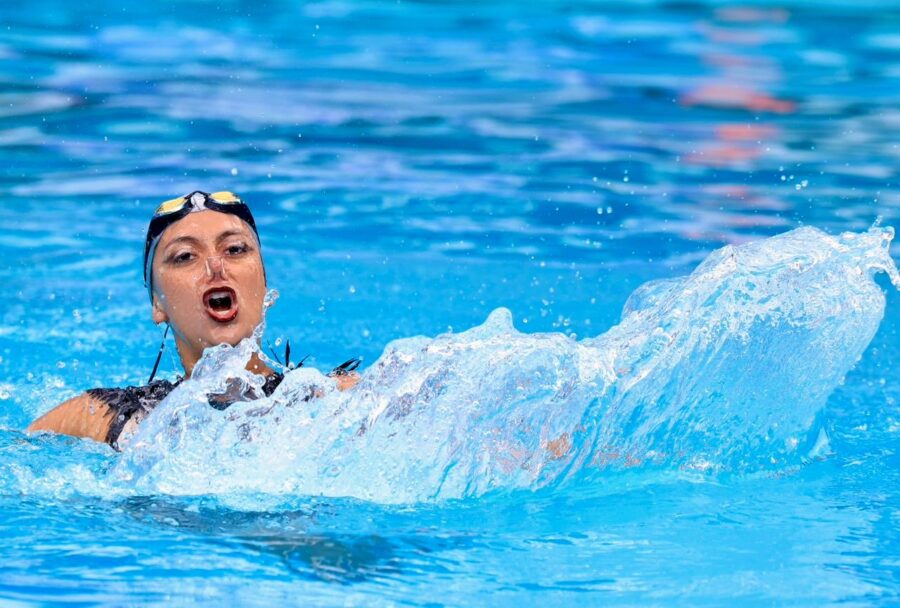 Grecia Mendoza gana medalla de oro para El Salvador en natación artística de los Juegos Centroamericanos 2025