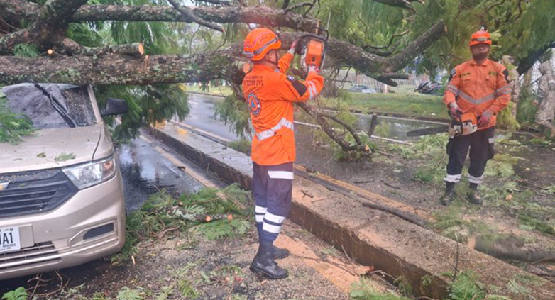 Al menos 65 emergencias fueron atendidas en las últimas horas por las intensas lluvias del jueves