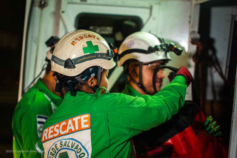 Cruz Verde Salvadoreña reporta 335 emergencias atendidas entre el 25 y 29 de diciembre