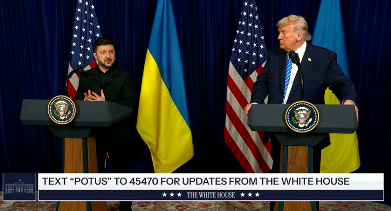 Trump y Zelenski coinciden en que el acuerdo sobre Ucrania está "muy cerca" pero quedan "asuntos espinosos"