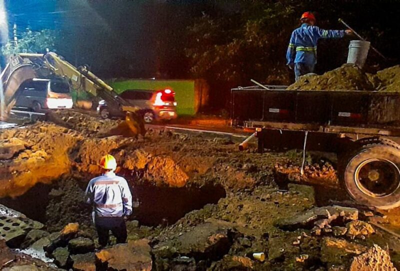 ANDA prevé deficiencias en el servicio en el bulevar Venezuela y anuncia restricción vehicular por reparaciones