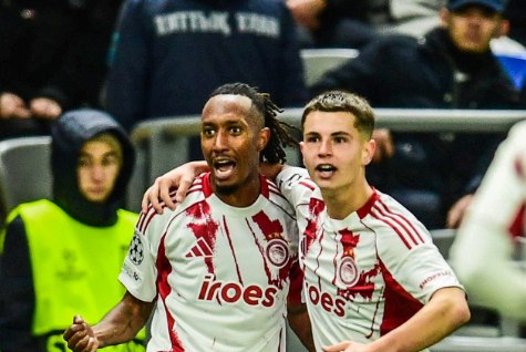Olympiacos vence 1-0 al Kairat con un gol del portugués Gelson Martins