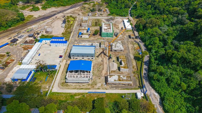 Construcción de planta potabilizadora de Ilopango lleva 73 % de avance, aseguró presidente de ANDA