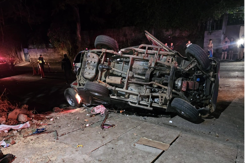 Dos personas fallecidas y otras diez lesionadas en accidentes viales en distintas zonas del país