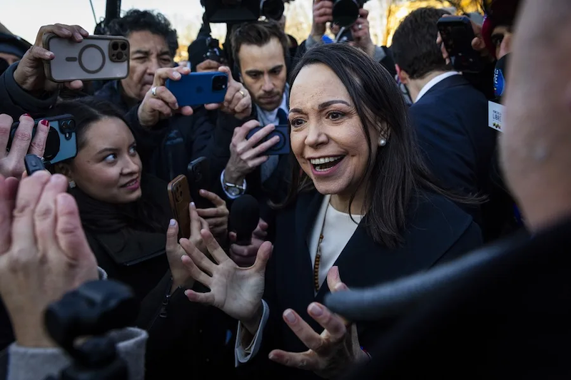 María Corina Machado exige desmantelar aparato represivo en Venezuela antes de celebrar elecciones