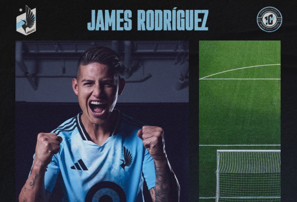 El colombiano James Rodríguez ficha por el Minnesota United de la MLS