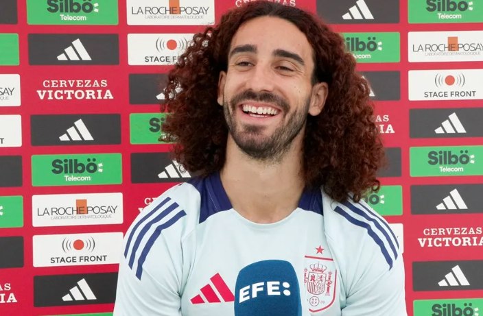 Marc Cucurella, lateral de España: «La ilusión de jugar un Mundial es única»